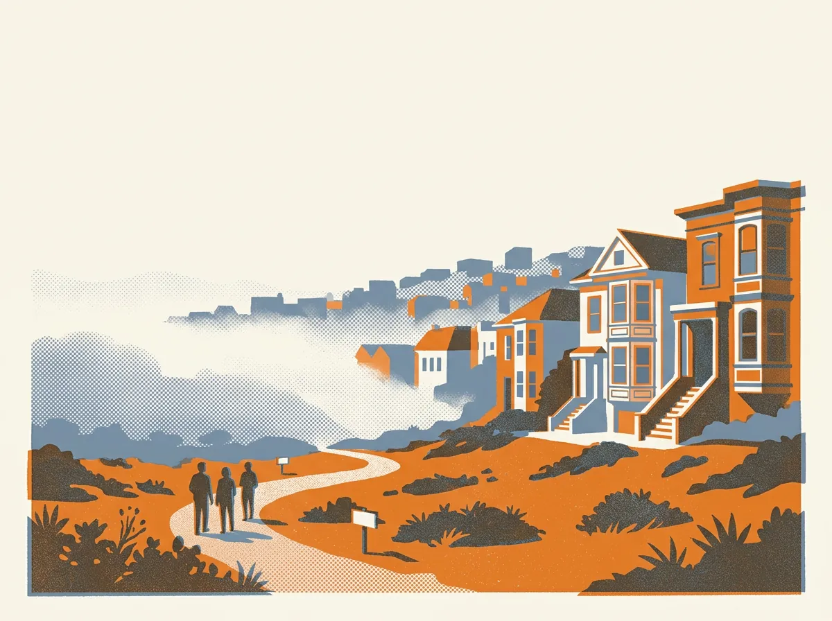 Illustration of guided tours in San Francisco